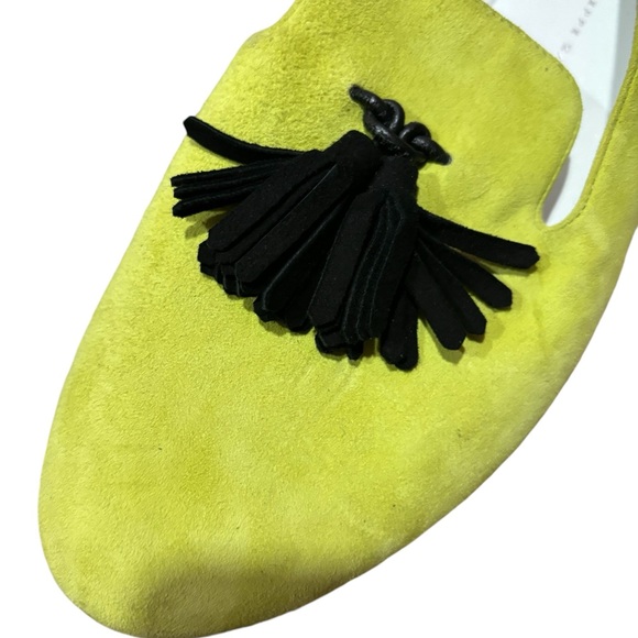 GIUSEPPE ZANOTTI  Designer Lime Green Tassel Loafer size 40 - Picture 2 of 4